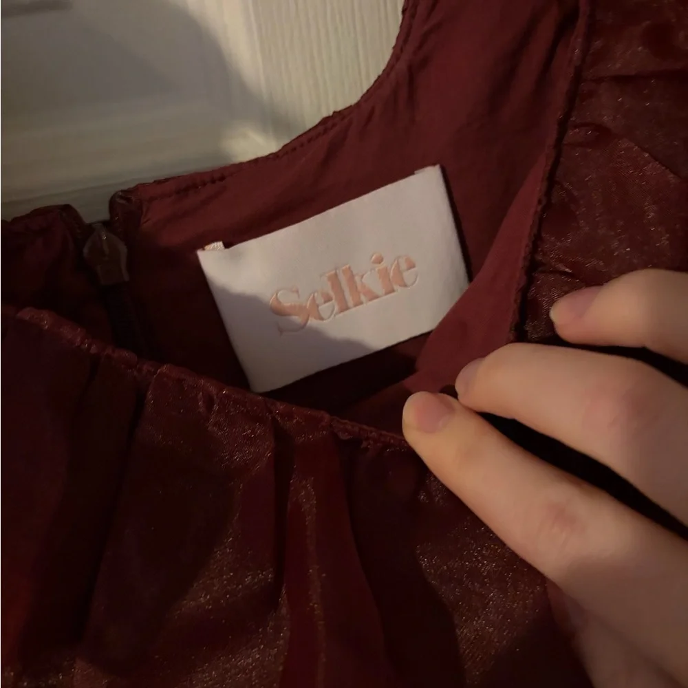 Selkie Bordeaux Mayfair Dress - Picture 3 of 3